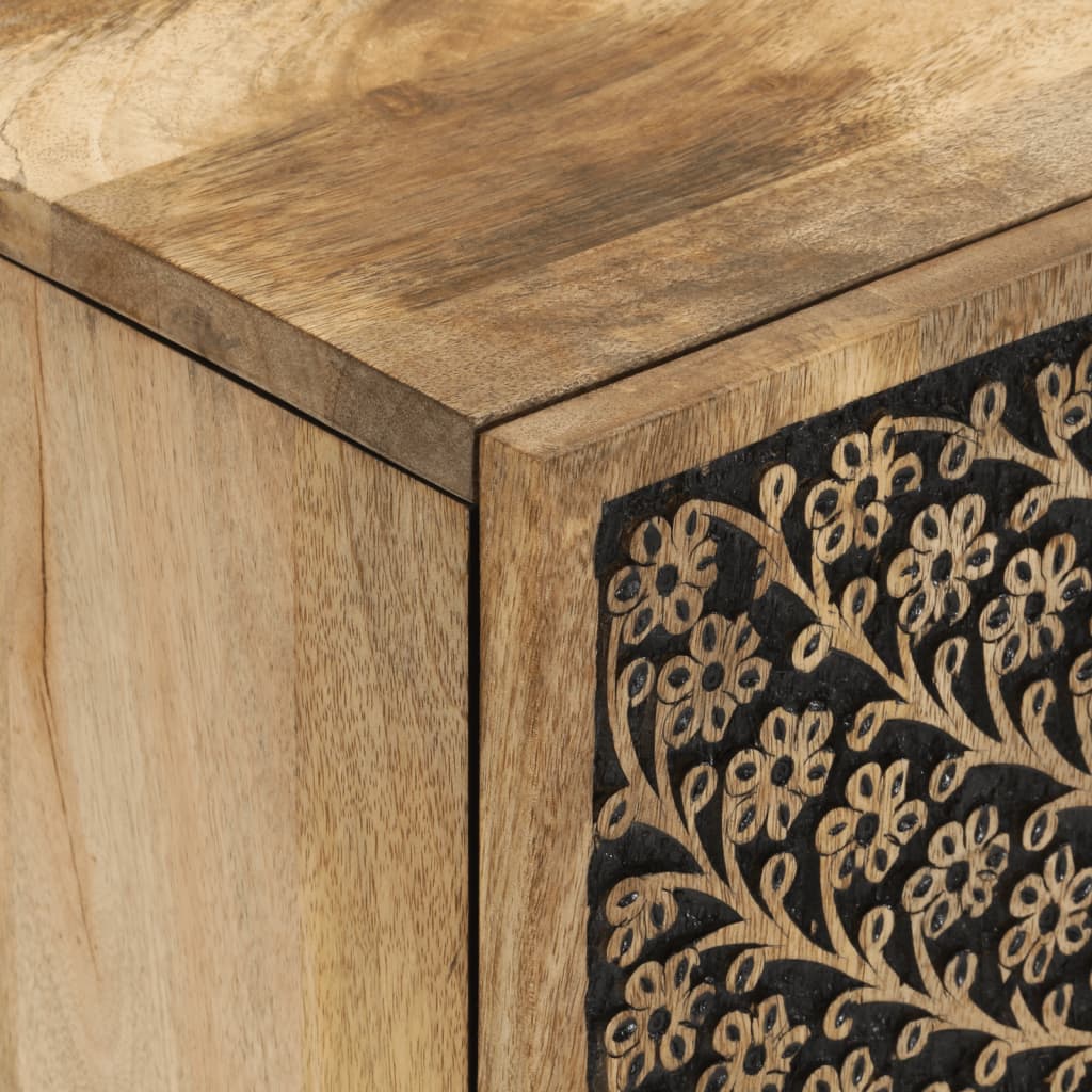 vidaXL Βοηθητικό Ντουλάπι 60 x 33 x 75 εκ. από Μασίφ Ξύλο Μάνγκο