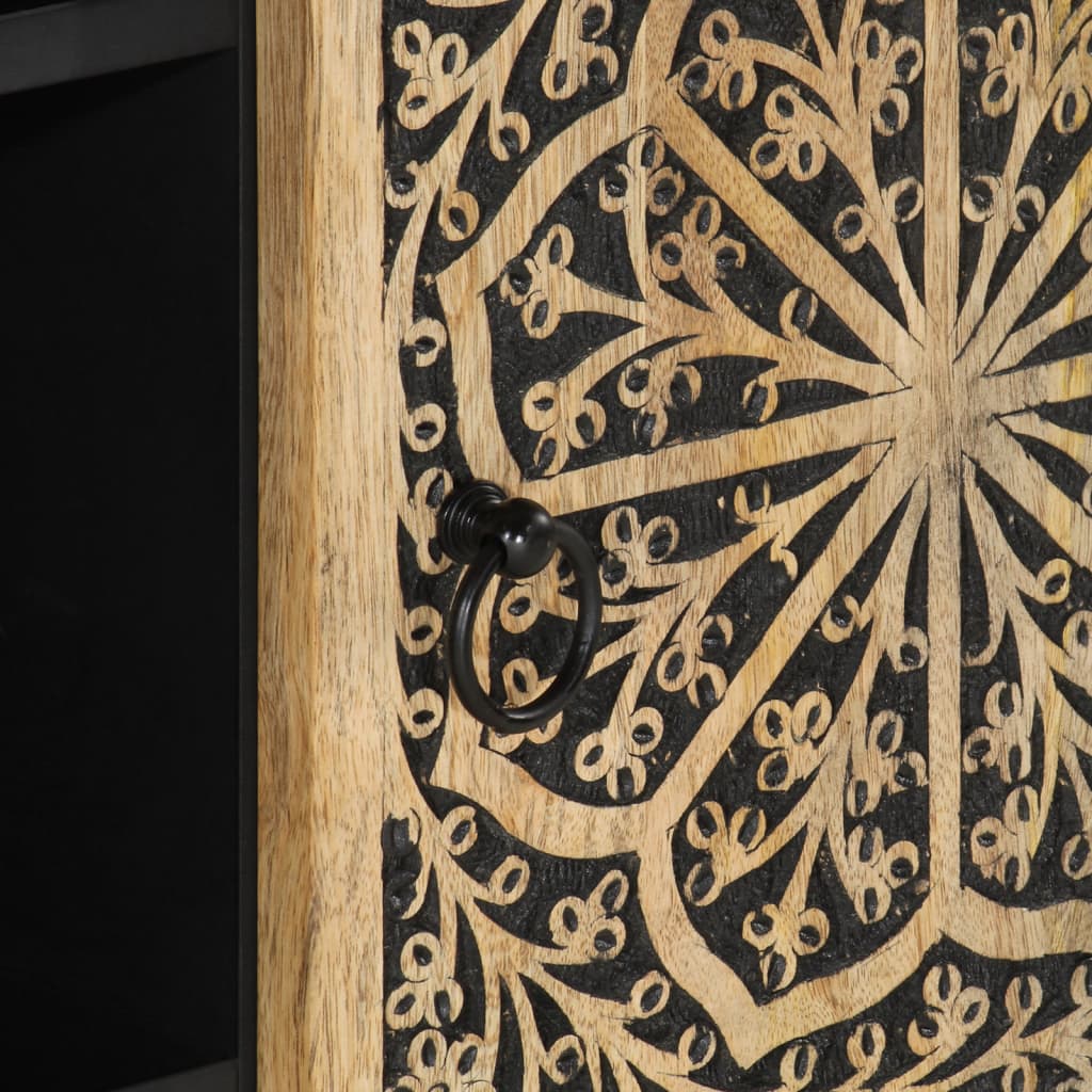 vidaXL Βοηθητικό Ντουλάπι 90 x 33 x 75 εκ. από Μασίφ Ξύλο Μάνγκο