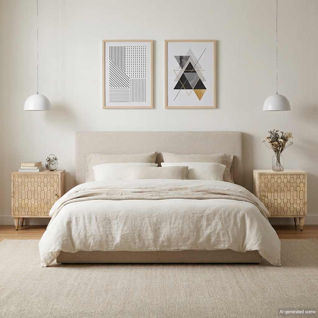 vidaXL Κομοδίνα 2 τεμ. 40 x 33 x 46 εκ. από Μασίφ Ξύλο Μάνγκο