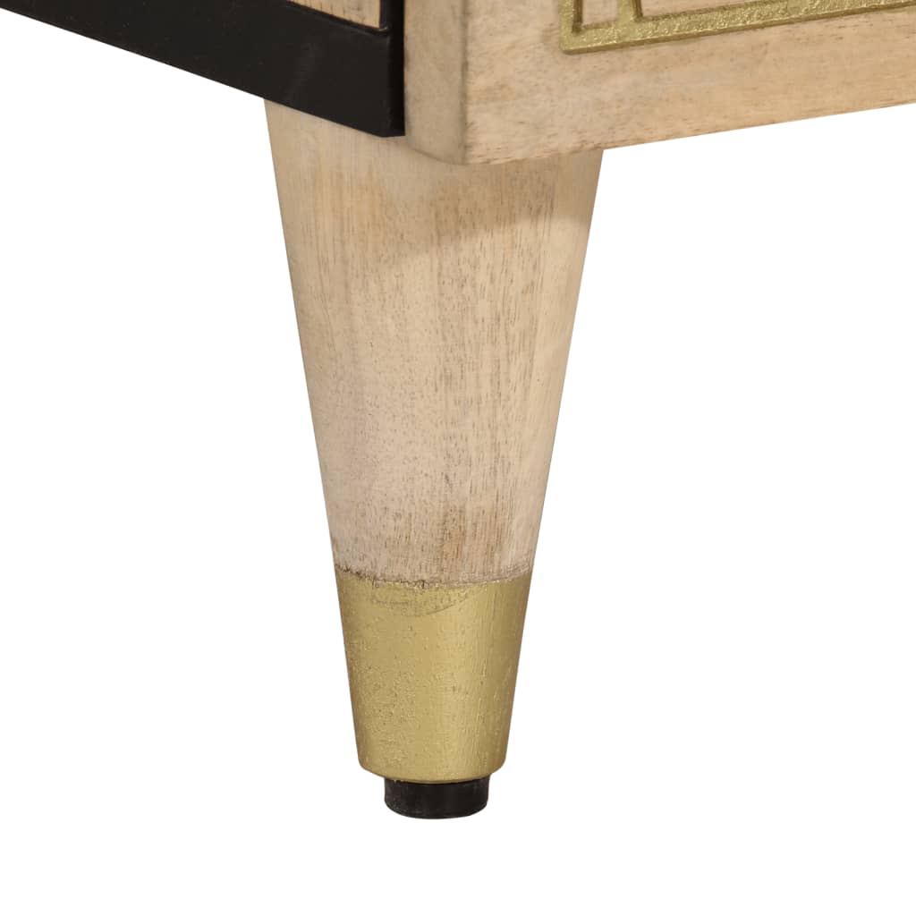 vidaXL Έπιπλο Τηλεόρασης 105 x 33 x 46 εκ. από Μασίφ Ξύλο Μάνγκο