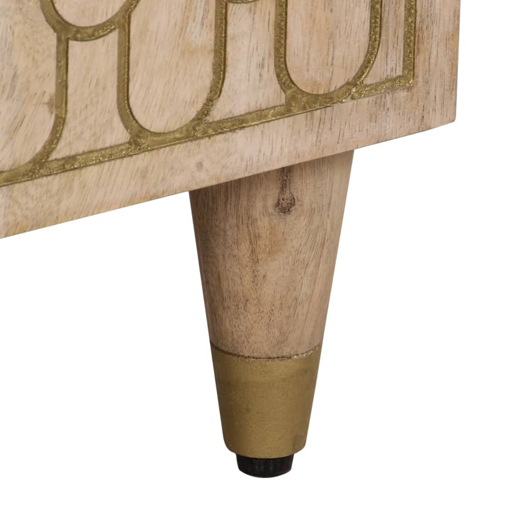 vidaXL Βοηθητικό Ντουλάπι 60 x 33 x 75 εκ. από Μασίφ Ξύλο Μάνγκο