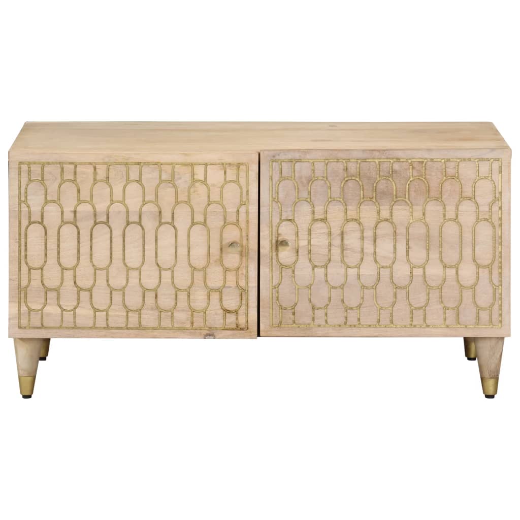 vidaXL Τραπεζάκι Σαλονιού 80 x 50 x 40 εκ. από Μασίφ Ξύλο Μάνγκο