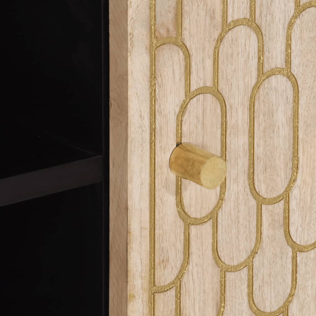 vidaXL Έπιπλο Τηλεόρασης 80 x 31 x 46 εκ. από Μασίφ Ξύλο Μάνγκο