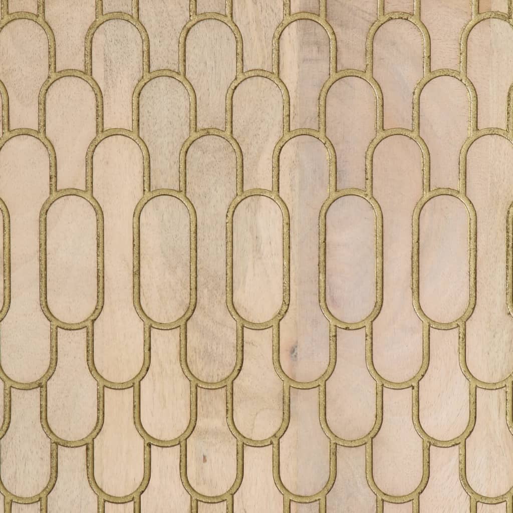 vidaXL Έπιπλο Τηλεόρασης 80 x 31 x 46 εκ. από Μασίφ Ξύλο Μάνγκο