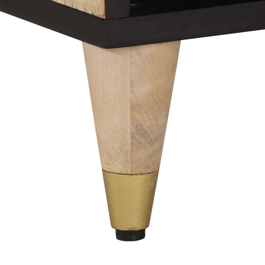 vidaXL Έπιπλο Τηλεόρασης 100 x 33 x 46 εκ. από Μασίφ Ξύλο Μάνγκο