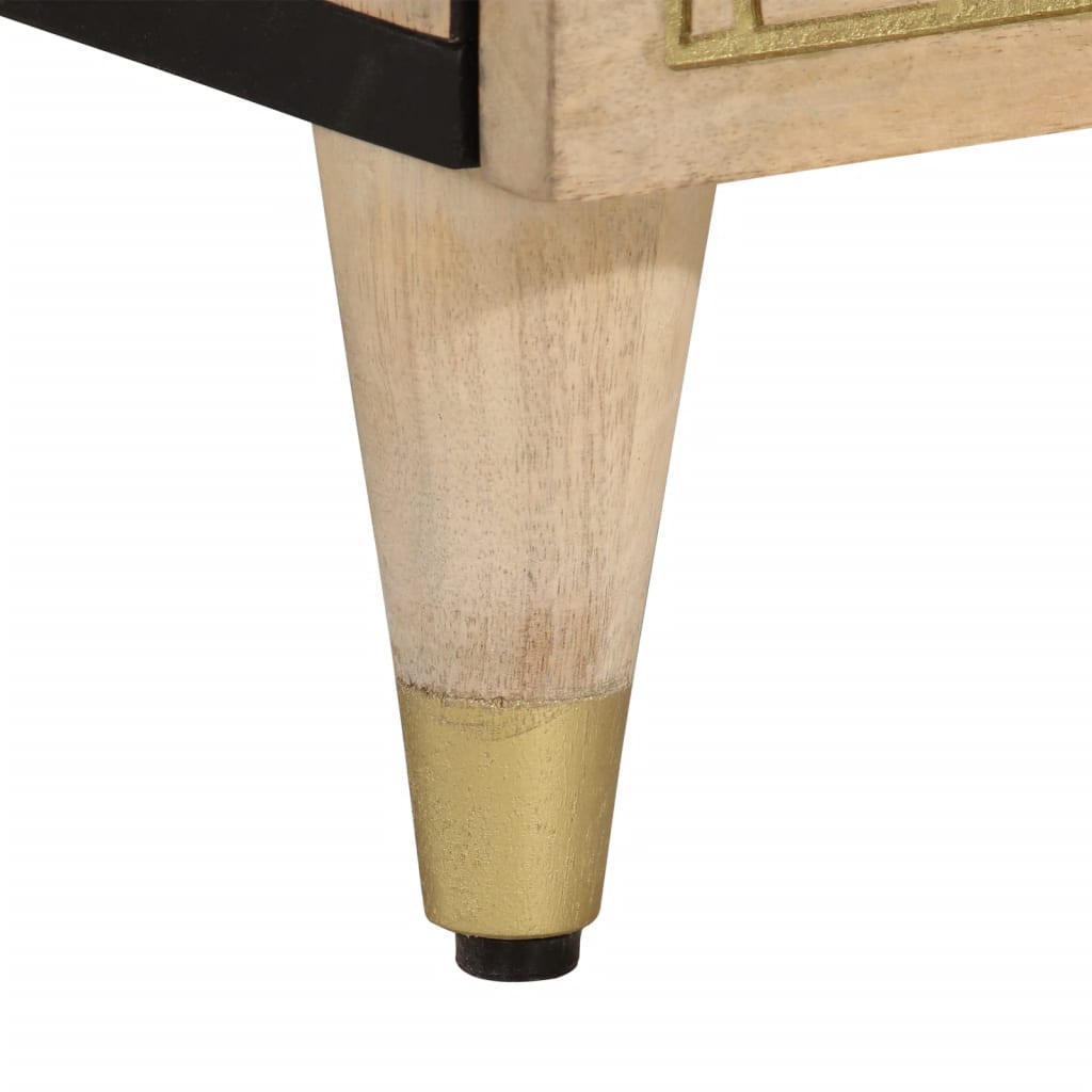 vidaXL Βοηθητικό Ντουλάπι 40 x 33 x 75 εκ. από Μασίφ Ξύλο Μάνγκο