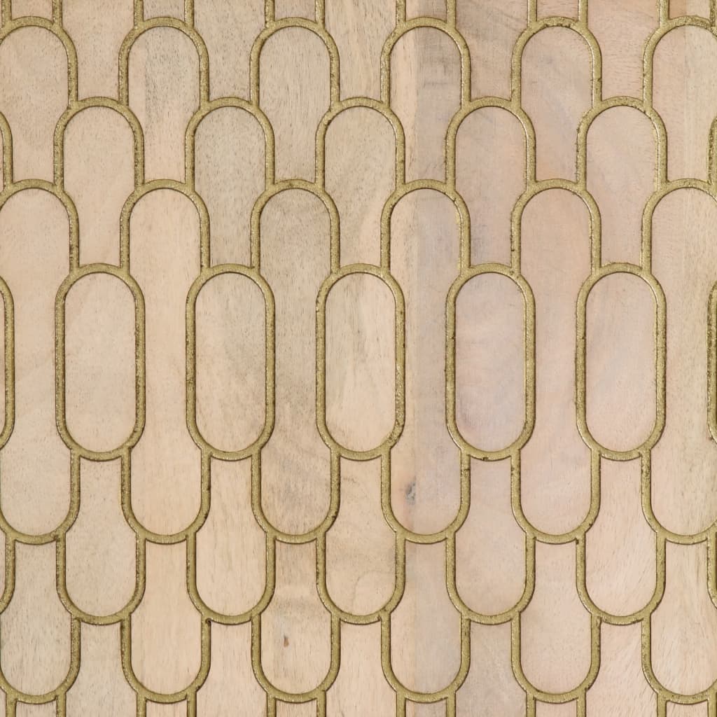 vidaXL Βοηθητικό Ντουλάπι 60 x 33 x 75 εκ. από Μασίφ Ξύλο Μάνγκο