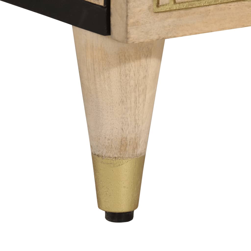 vidaXL Βοηθητικό Ντουλάπι 60 x 33 x 75 εκ. από Μασίφ Ξύλο Μάνγκο