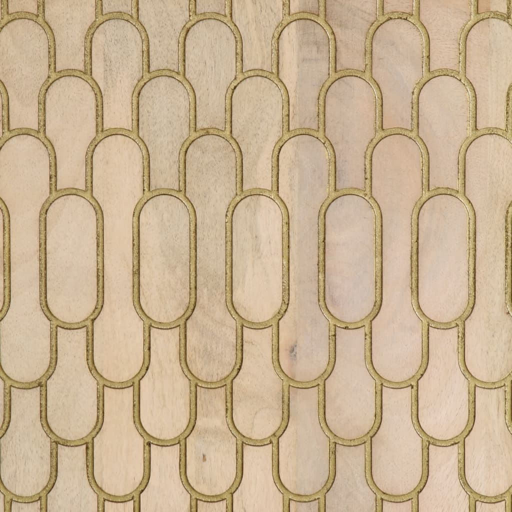 vidaXL Βοηθητικό Ντουλάπι 60 x 33 x 75 εκ. από Μασίφ Ξύλο Μάνγκο