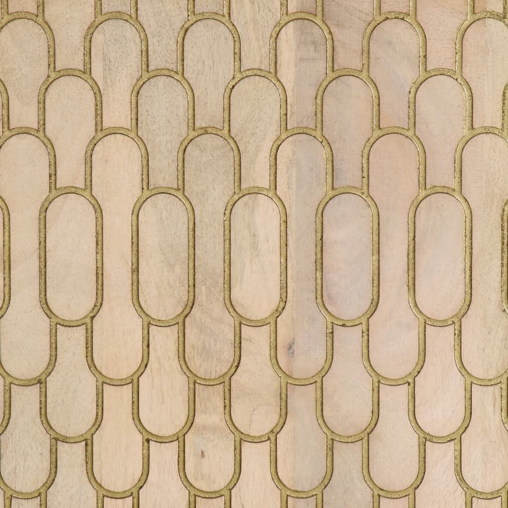 vidaXL Ντουλάπι 40 x 33 x 110 εκ. από Μασίφ Ξύλο Μάνγκο