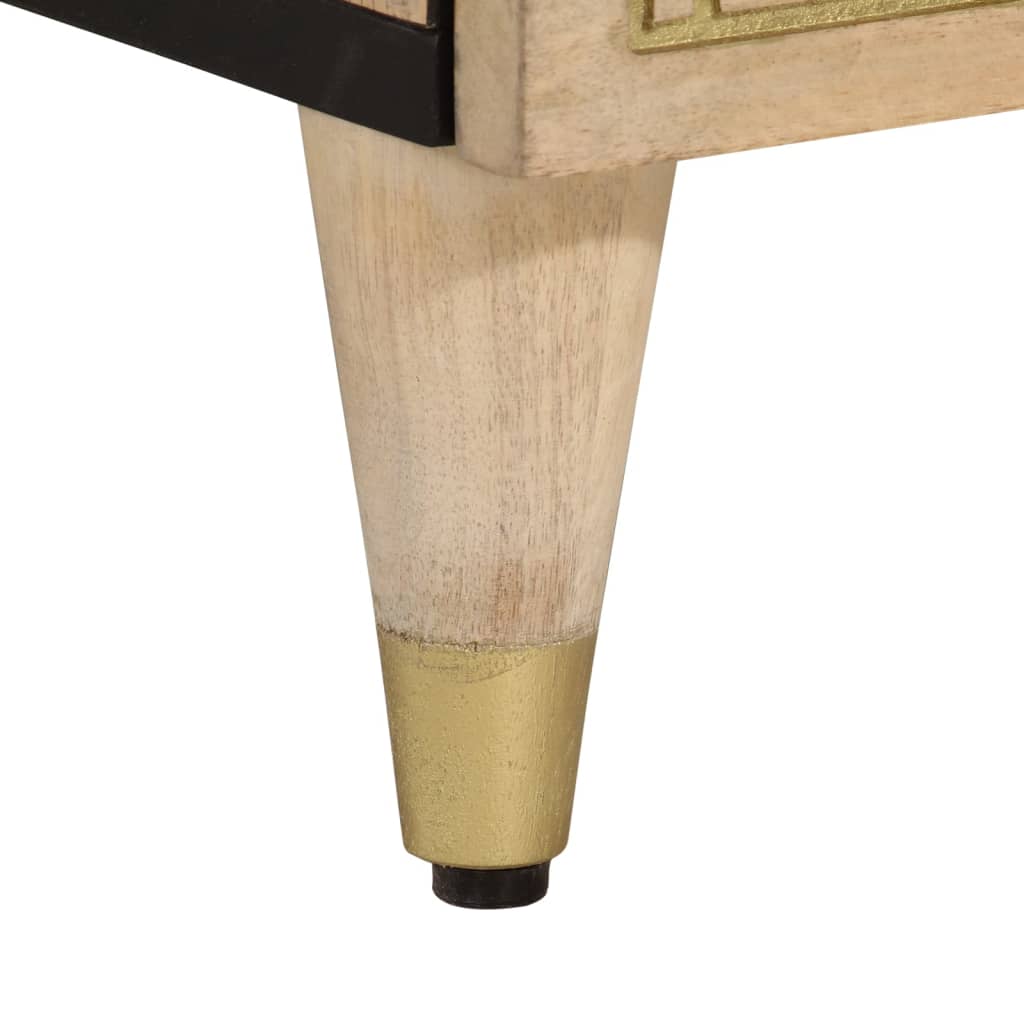 vidaXL Ντουλάπι 40 x 33 x 110 εκ. από Μασίφ Ξύλο Μάνγκο