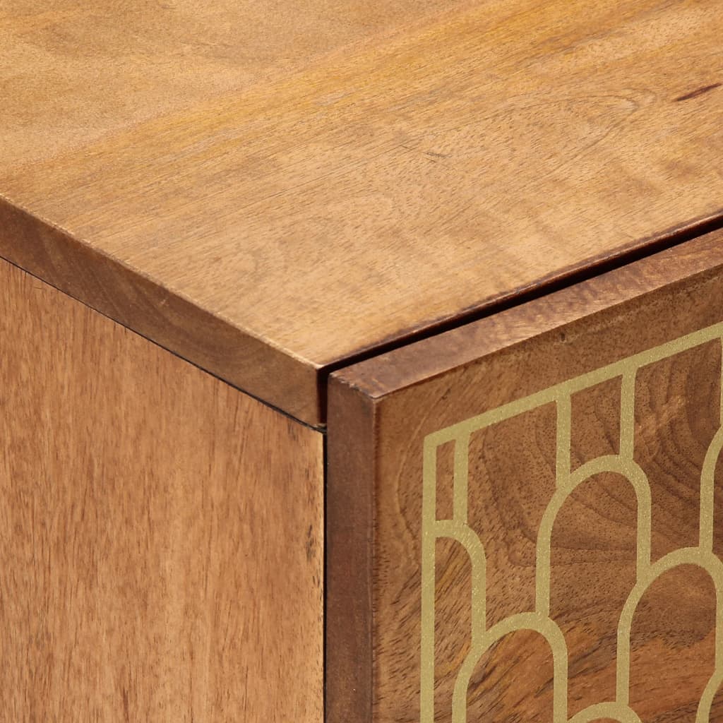 vidaXL Κομοδίνο 40 x 33 x 46 εκ. από Μασίφ Ξύλο Μάνγκο