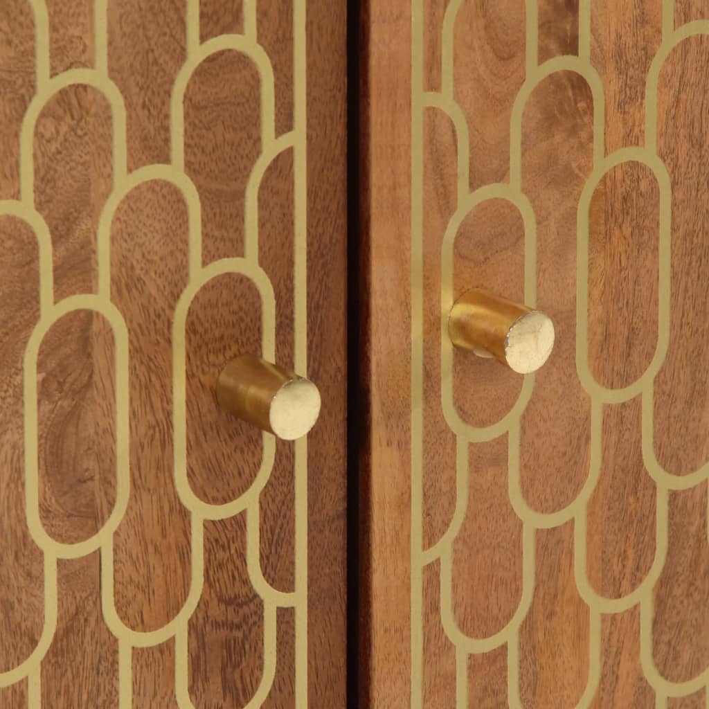 vidaXL Βοηθητικό Ντουλάπι 60 x 33 x 75 εκ. από Μασίφ Ξύλο Μάνγκο