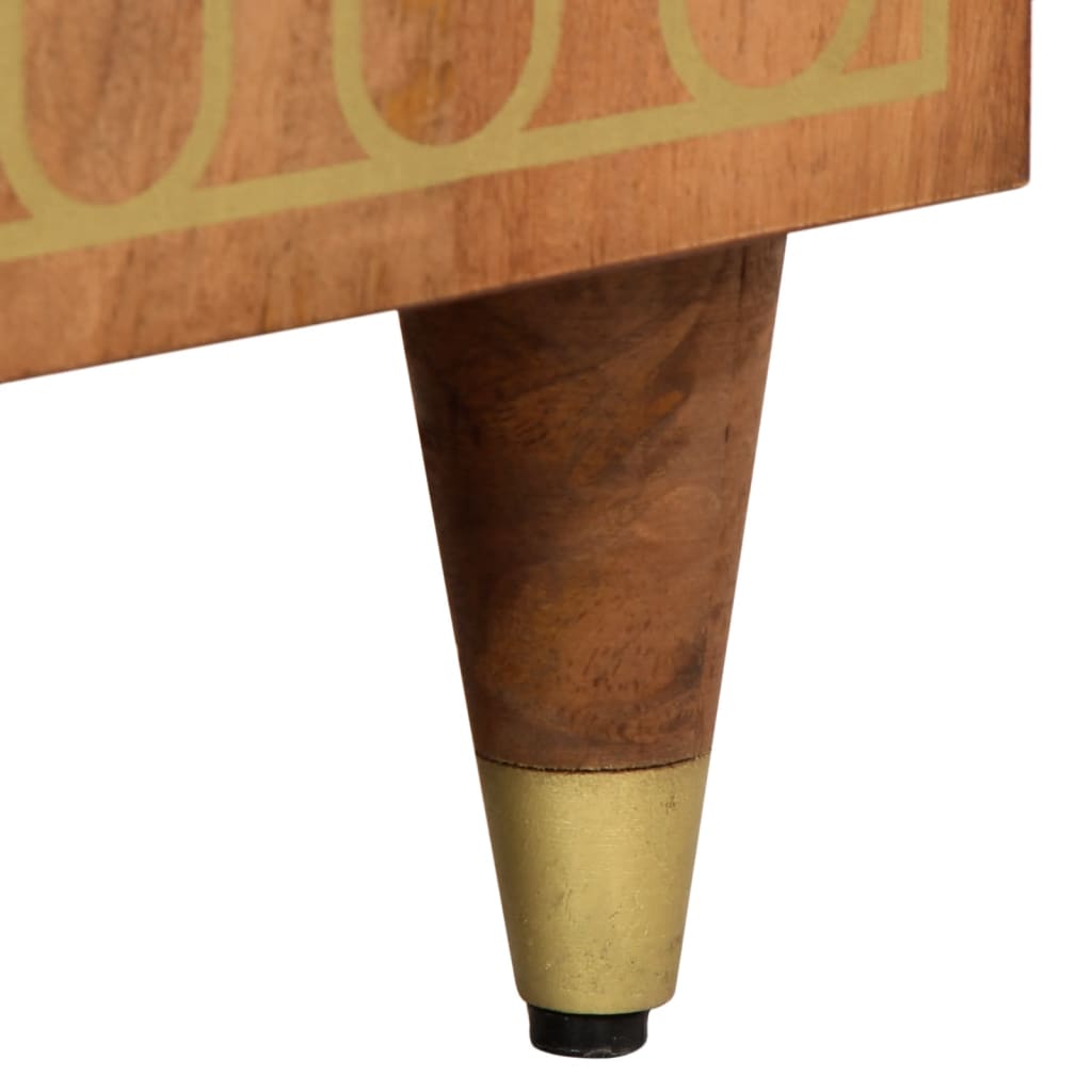 vidaXL Βοηθητικό Ντουλάπι 60 x 33 x 75 εκ. από Μασίφ Ξύλο Μάνγκο