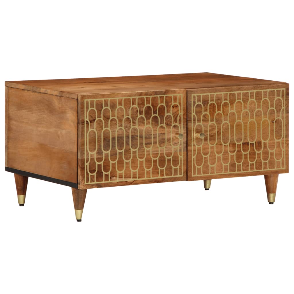 vidaXL Τραπεζάκι Σαλονιού 80 x 50 x 40 εκ. από Μασίφ Ξύλο Μάνγκο