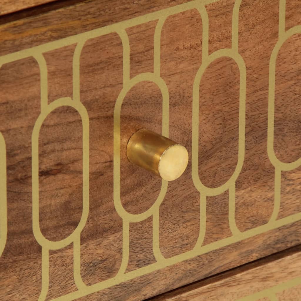 vidaXL Κομοδίνο 50x33x62 εκ. από Μασίφ Ξύλο Μάνγκο