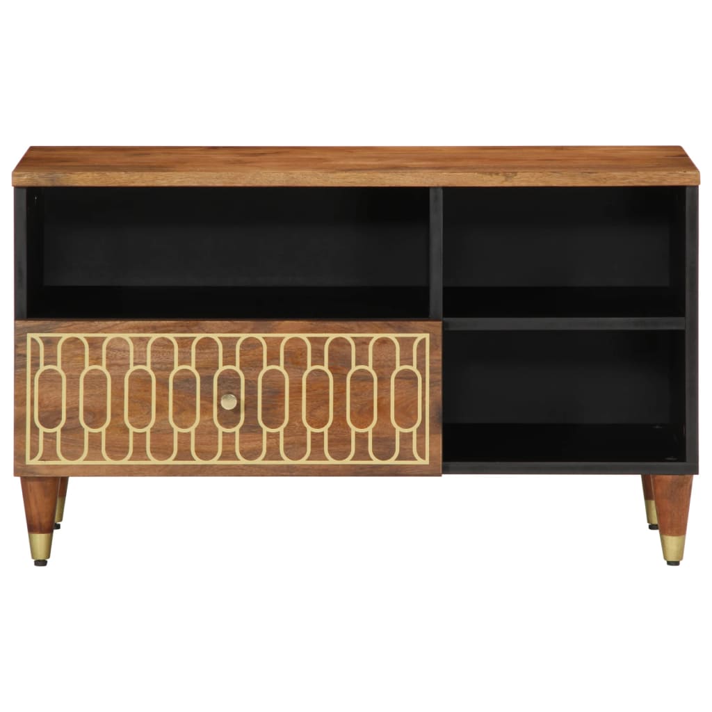 vidaXL Έπιπλο Τηλεόρασης 80 x 33 x 46 εκ. από Μασίφ Ξύλο Μάνγκο