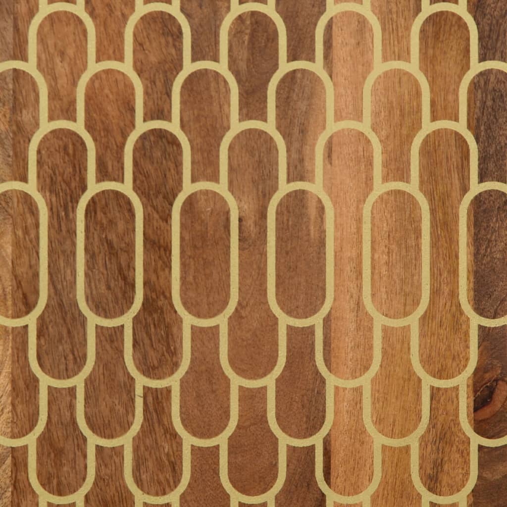 vidaXL Βοηθητικό Ντουλάπι 60 x 33 x 75 εκ. από Μασίφ Ξύλο Μάνγκο