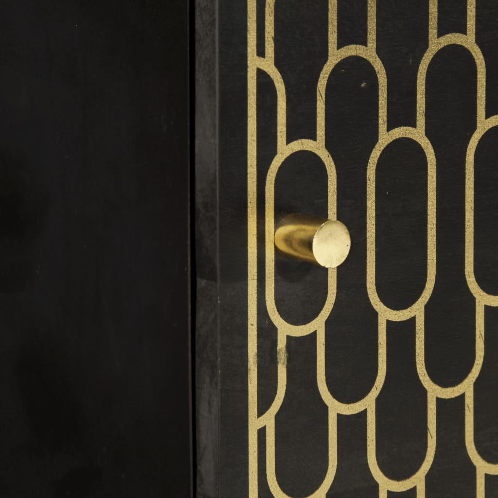 vidaXL Κομοδίνα 2 τεμ. 40 x 33 x 46 εκ. από Μασίφ Ξύλο Μάνγκο