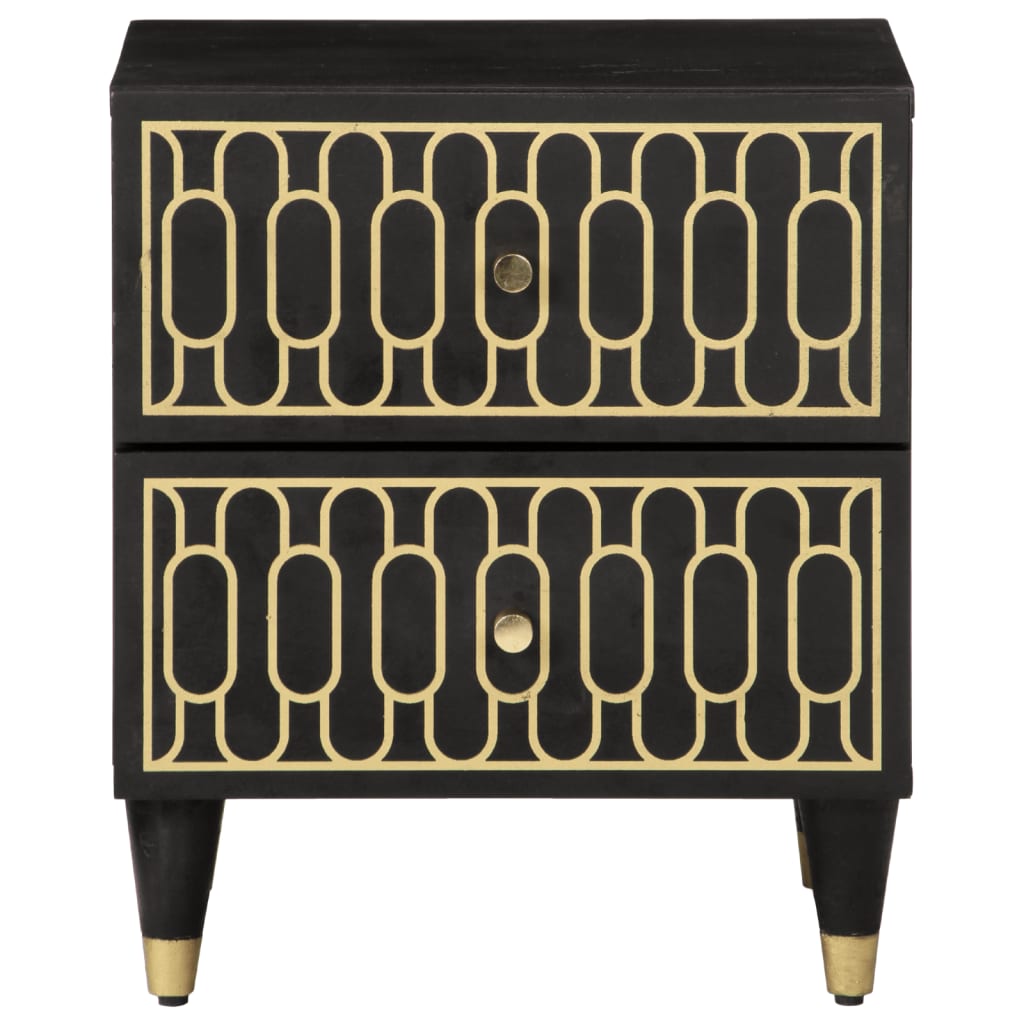 vidaXL Κομοδίνο 40 x 33 x 46 εκ. από Μασίφ Ξύλο Μάνγκο