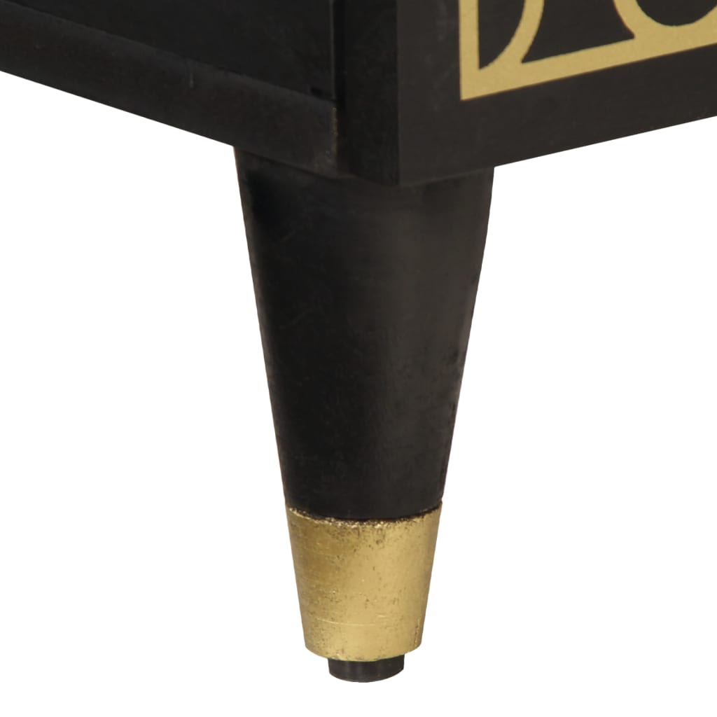 vidaXL Κομοδίνο 40 x 33 x 46 εκ. από Μασίφ Ξύλο Μάνγκο