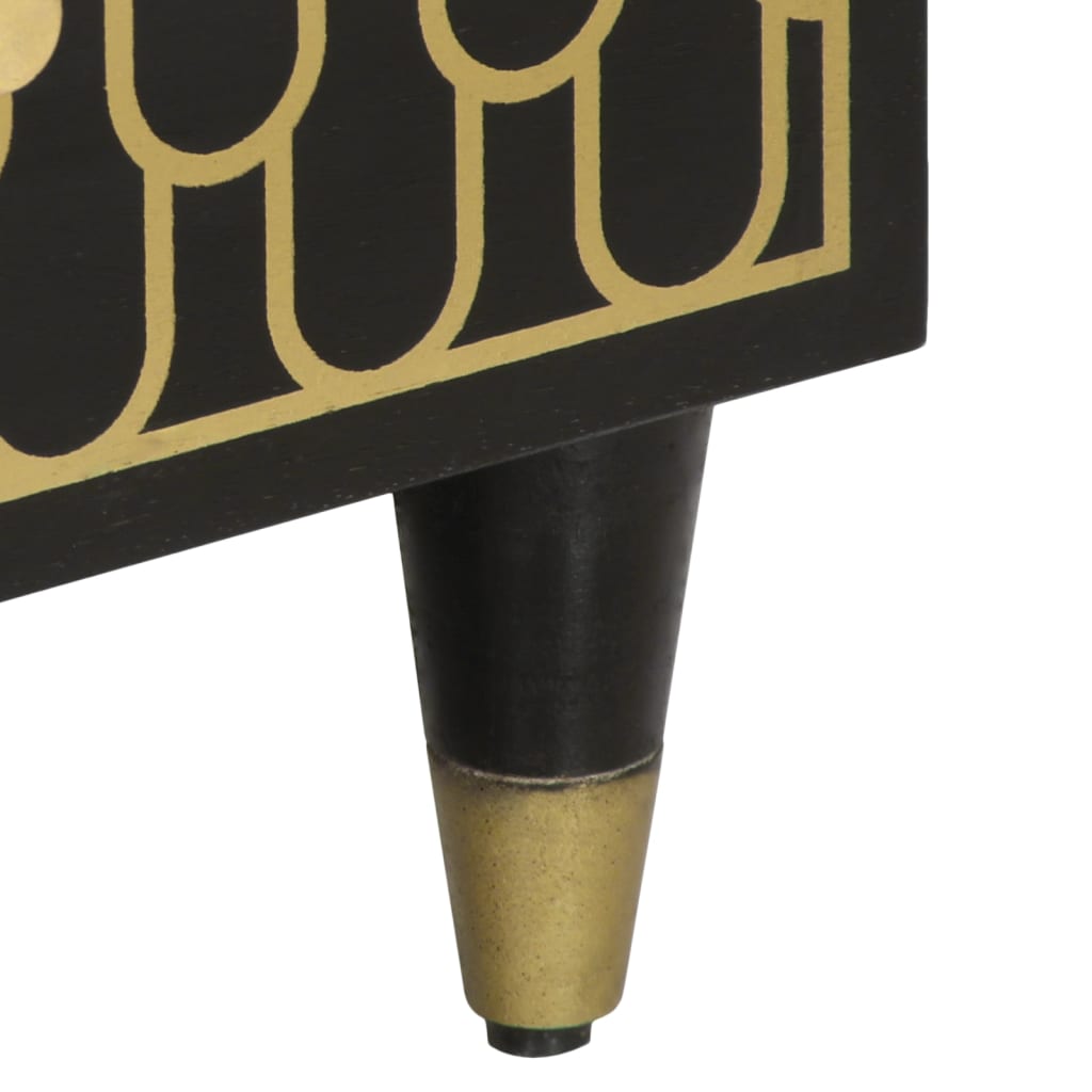 vidaXL Έπιπλο Τηλεόρασης 70 x 33 x 46 εκ. από Μασίφ Ξύλο Μάνγκο