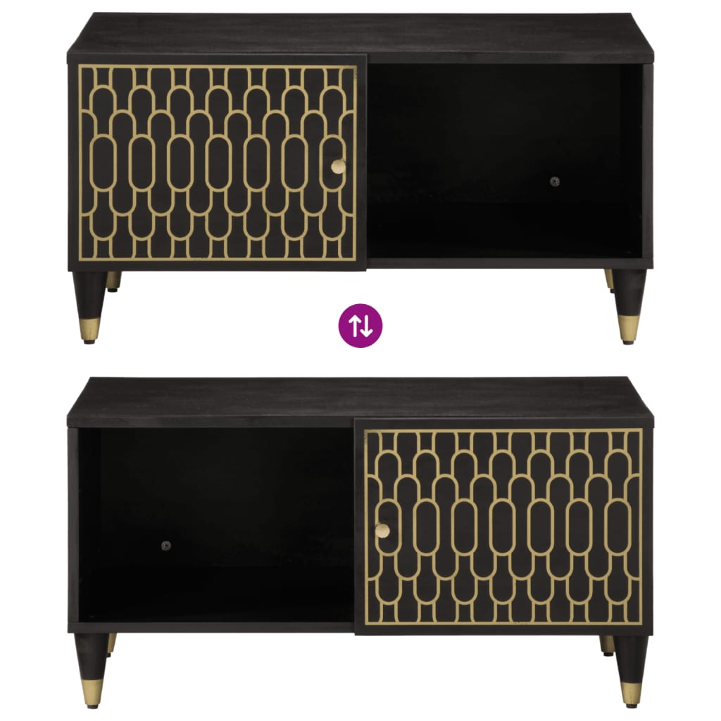 vidaXL Τραπεζάκι Σαλονιού 80 x 50 x 40 εκ. από Μασίφ Ξύλο Μάνγκο