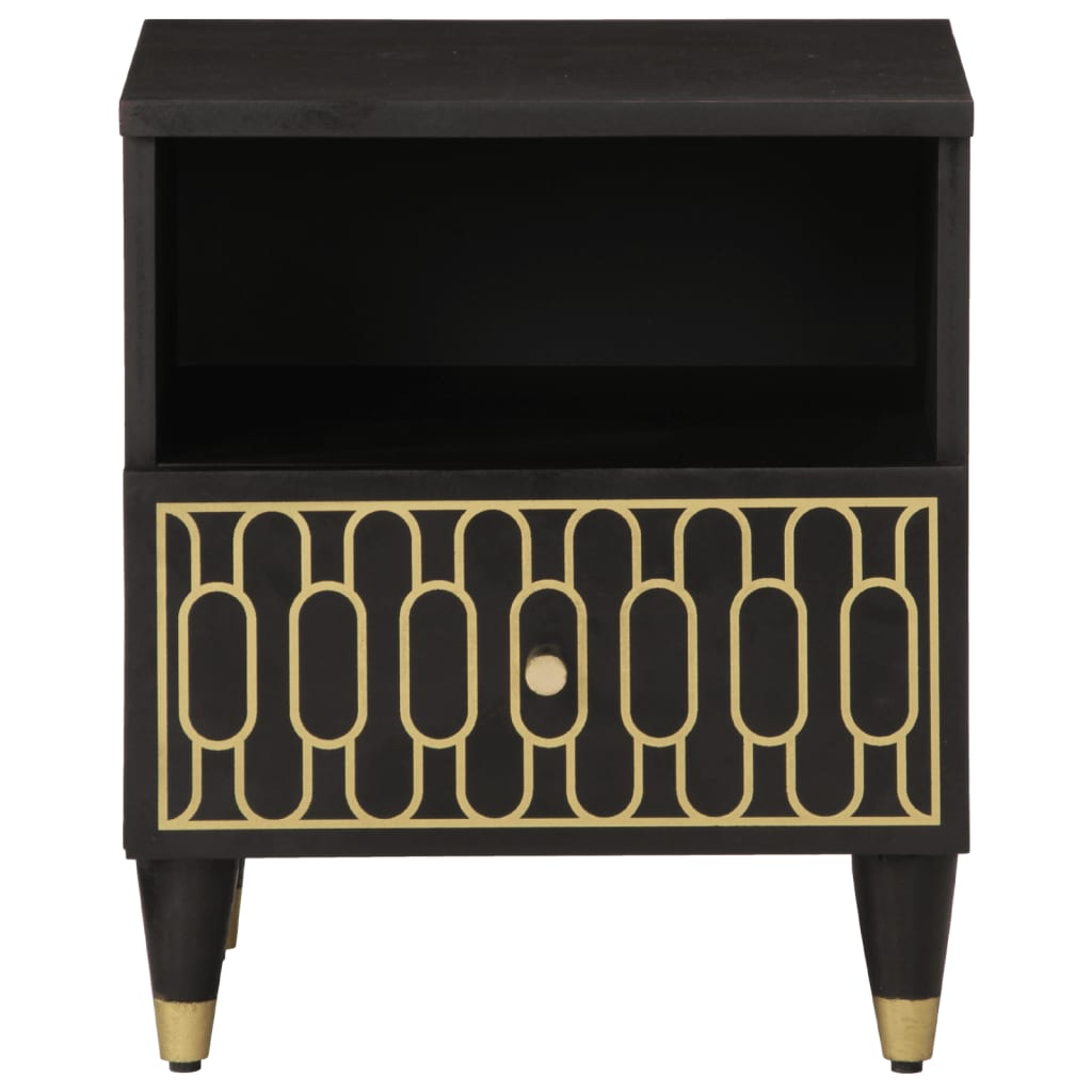 vidaXL Κομοδίνα 2 τεμ. 40 x 33 x 46 εκ. από Μασίφ Ξύλο Μάνγκο