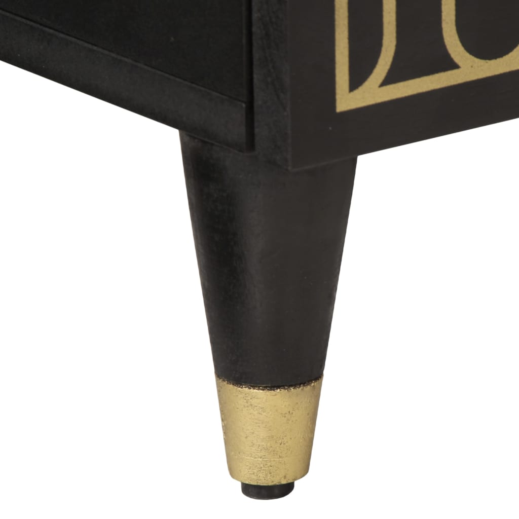 vidaXL Κομοδίνα 2 τεμ. 40 x 33 x 46 εκ. από Μασίφ Ξύλο Μάνγκο