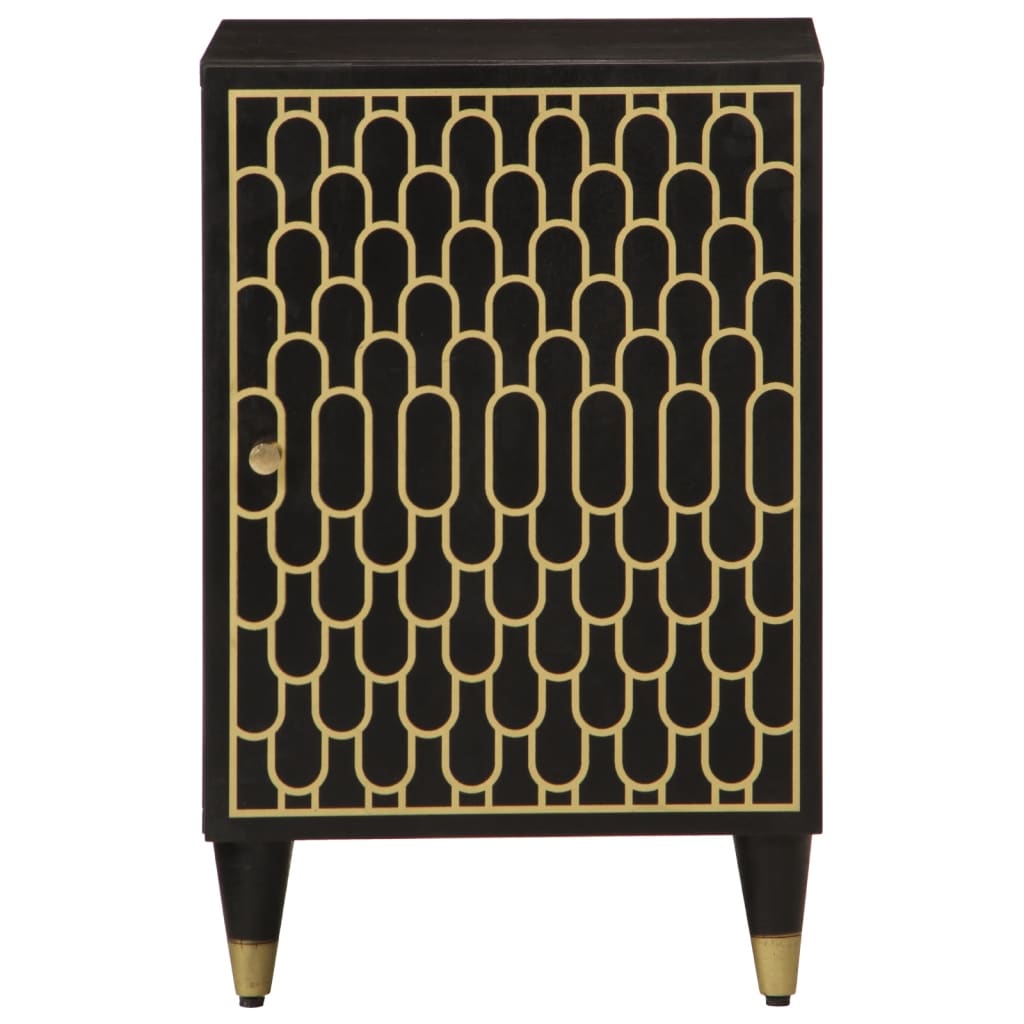 vidaXL Ντουλάπι Μπάνιου 38 x 33 x 58 εκ. από Μασίφ Ξύλο Μάνγκο