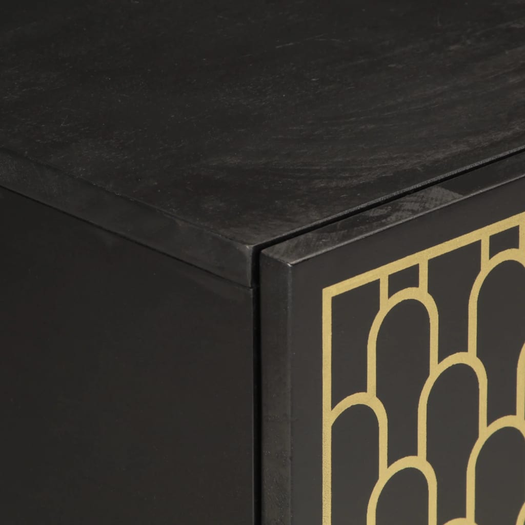 vidaXL Ντουλάπι Μπάνιου 38 x 33 x 58 εκ. από Μασίφ Ξύλο Μάνγκο