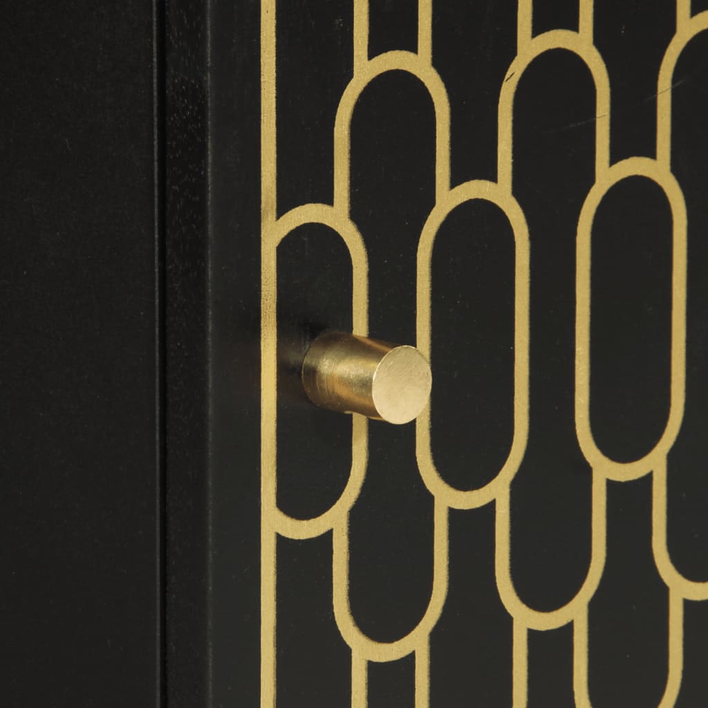 vidaXL Ντουλάπι Μπάνιου 38 x 33 x 58 εκ. από Μασίφ Ξύλο Μάνγκο