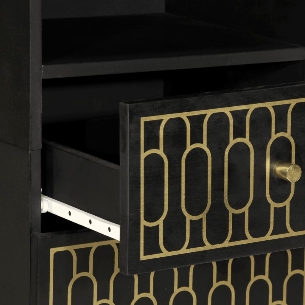 vidaXL Ντουλάπι Μπάνιου 38 x 33 x 160 εκ. από Μασίφ Ξύλο Μάνγκο