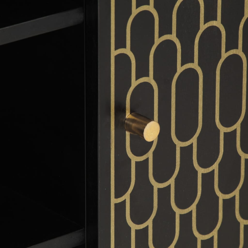 vidaXL Βοηθητικό Ντουλάπι 90 x 33 x 75 εκ. από Μασίφ Ξύλο Μάνγκο