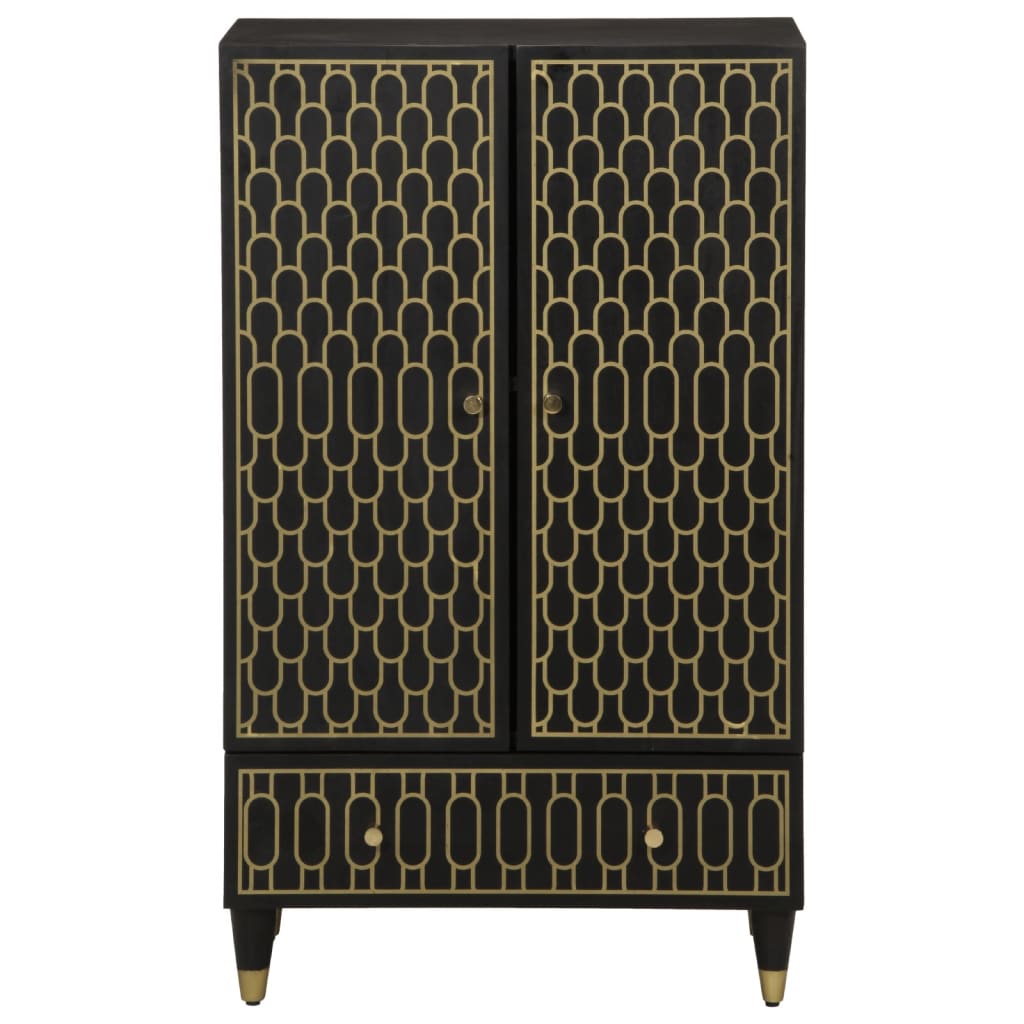 vidaXL Ντουλάπι 60 x 33 x 100 εκ. από Μασίφ Ξύλο Μάνγκο