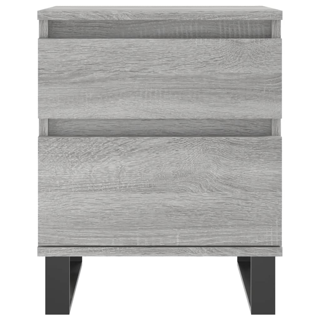 vidaXL Κομοδίνο Γκρι Sonoma 40 x 35 x 50 εκ. από Επεξεργασμένο Ξύλο