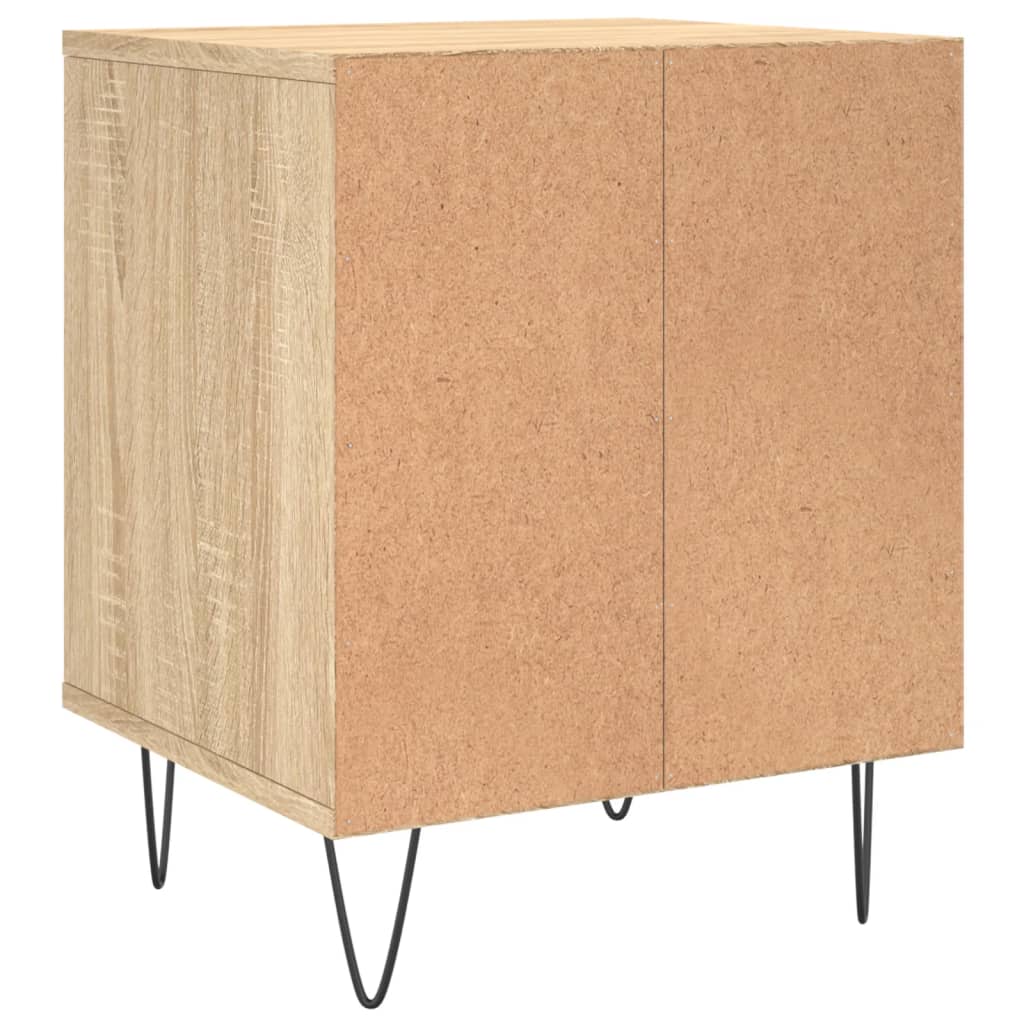 vidaXL Κομοδίνα 2 τεμ. Sonoma Δρυς 40 x 35 x 50 εκ. από Επεξεργ. Ξύλο