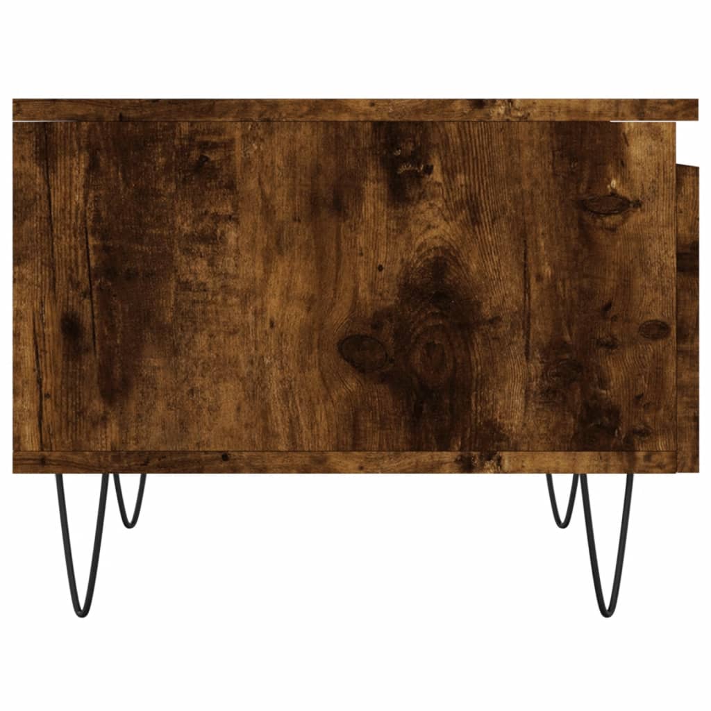 vidaXL Τραπεζάκια Σαλονιού 2 τεμ. Καπνιστή Δρυς 50x46x35 εκ Επεξ. Ξύλο