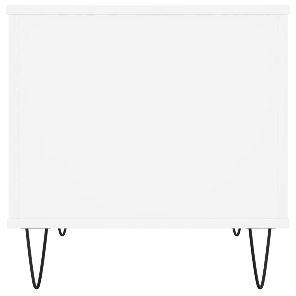 vidaXL Τραπεζάκι Σαλονιού Λευκό 60x44,5x45 εκ. από Επεξεργασμένο Ξύλο