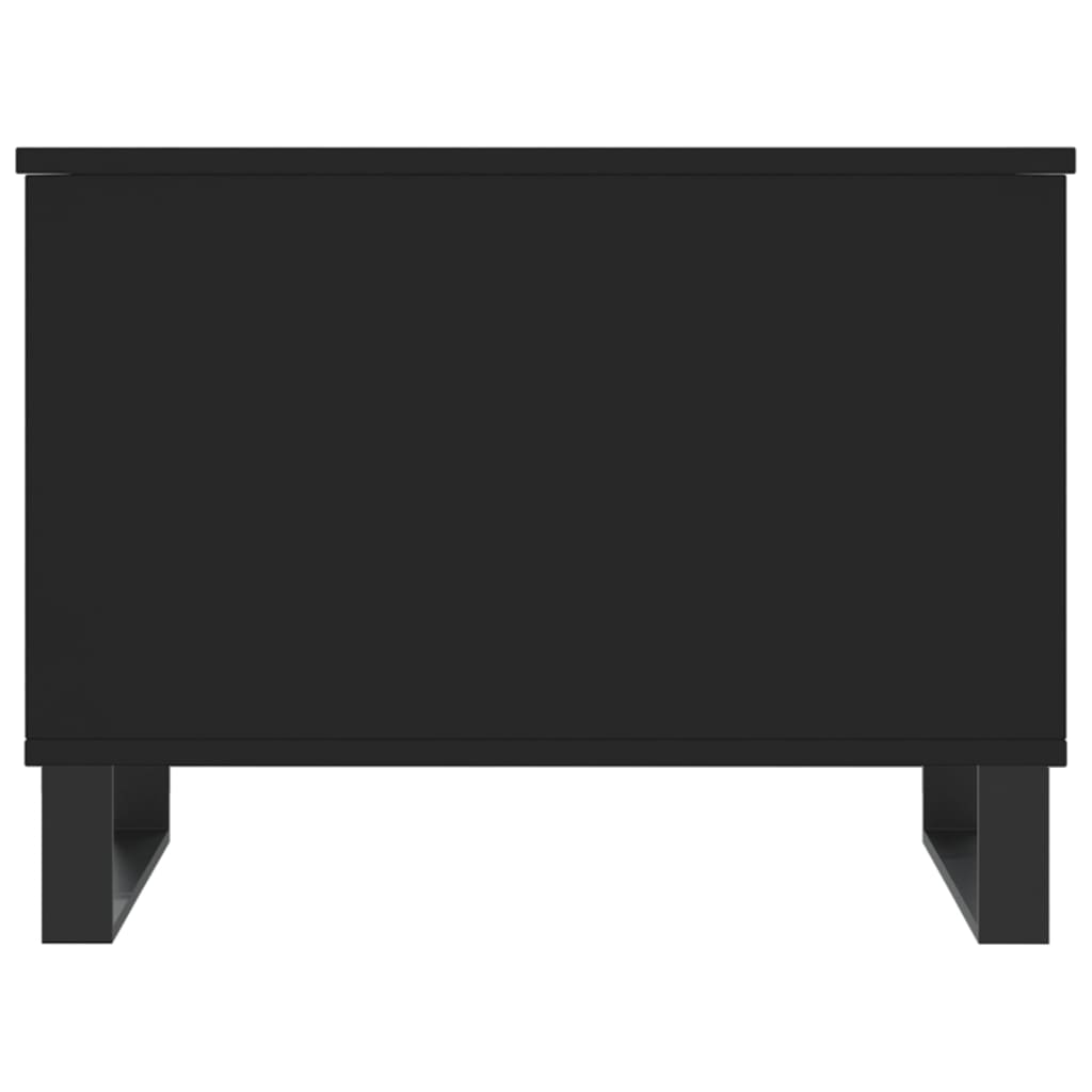 vidaXL Τραπεζάκι Σαλονιού Μαύρο 60x44,5x45 εκ. Επεξεργασμένο Ξύλο