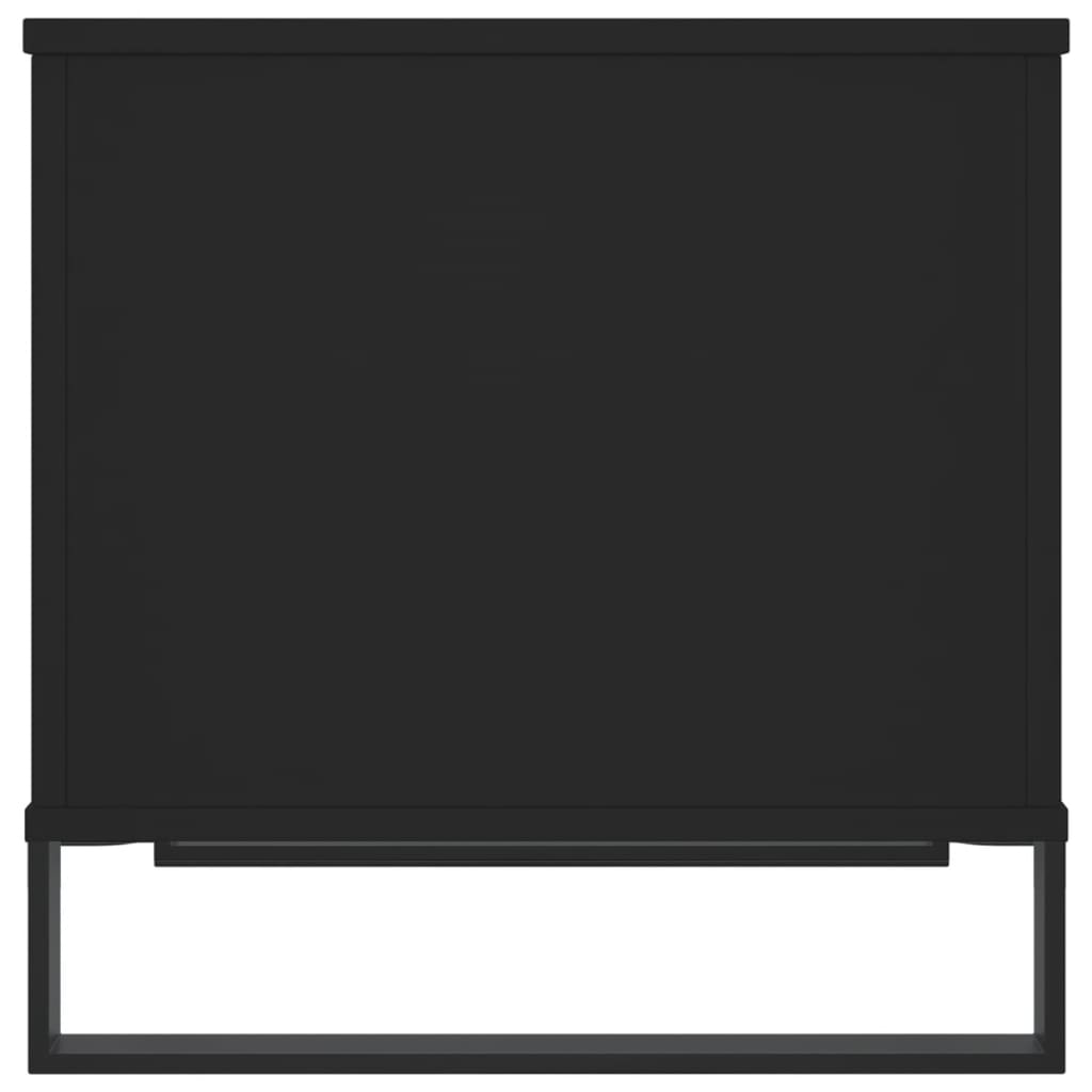 vidaXL Τραπεζάκι Σαλονιού Μαύρο 60x44,5x45 εκ. Επεξεργασμένο Ξύλο