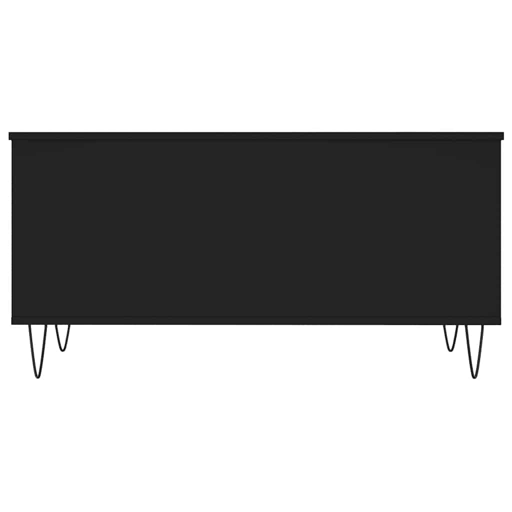 vidaXL Τραπεζάκι Σαλονιού Μαύρο 90x44,5x45 εκ. Επεξεργασμένο Ξύλο