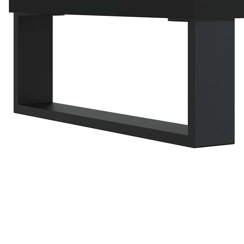 vidaXL Τραπεζάκι Σαλονιού Μαύρο 90x44,5x45 εκ. Επεξεργασμένο Ξύλο