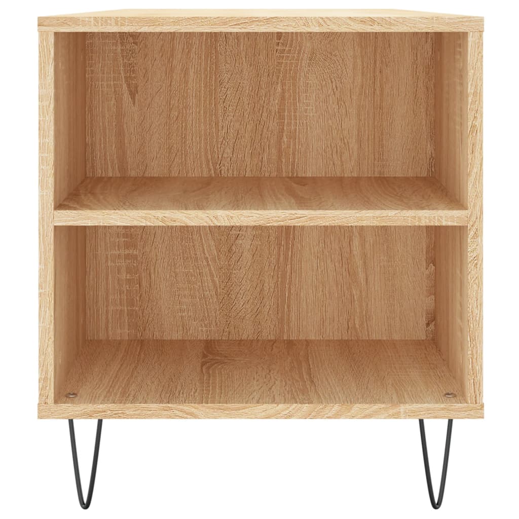 vidaXL Τραπεζάκι Σαλονιού Sonoma Δρυς 102x44,5x50 εκ. Επεξεργ. Ξύλο