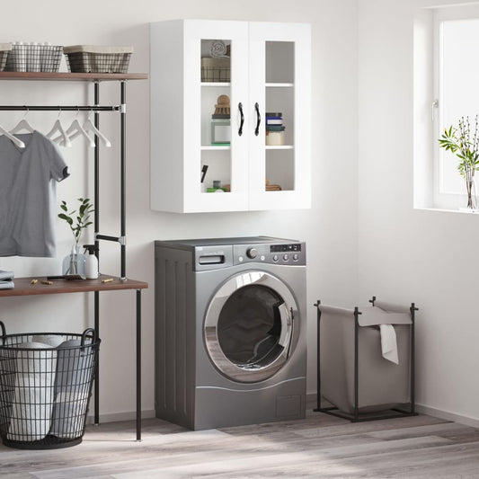 vidaXL Ντουλάπι Τοίχου Λευκό 69,5 x 34 x 90 εκ. από Επεξεργασμένο Ξύλο