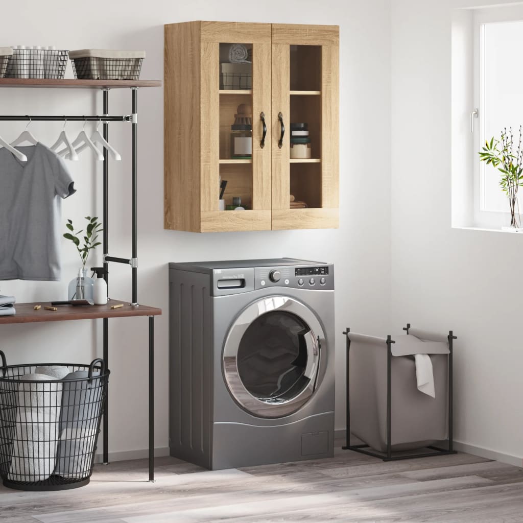 vidaXL Ντουλάπι Επιτοίχιο Sonoma Δρυς 69,5 x 34 x 90 εκ. Επεξεργ. Ξύλο