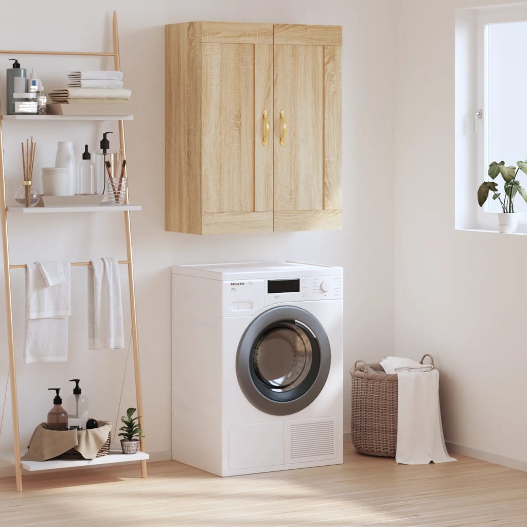 vidaXL Ντουλάπι Επιτοίχιο Sonoma Δρυς 69,5 x 34 x 90 εκ. Επεξεργ. Ξύλο