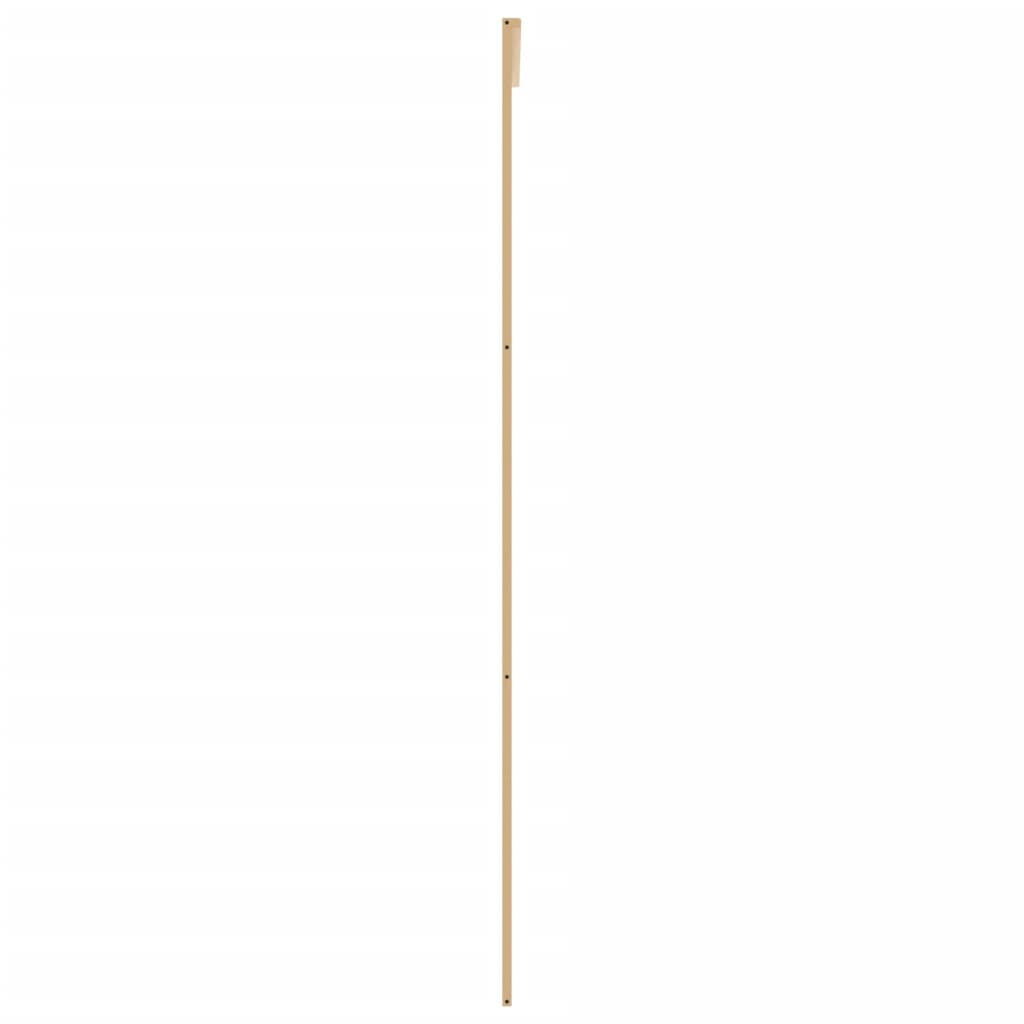 vidaXL Συρόμενη Πόρτα Χρυσή 90 x 205 εκ. από Γυαλί ESG και Αλουμίνιο