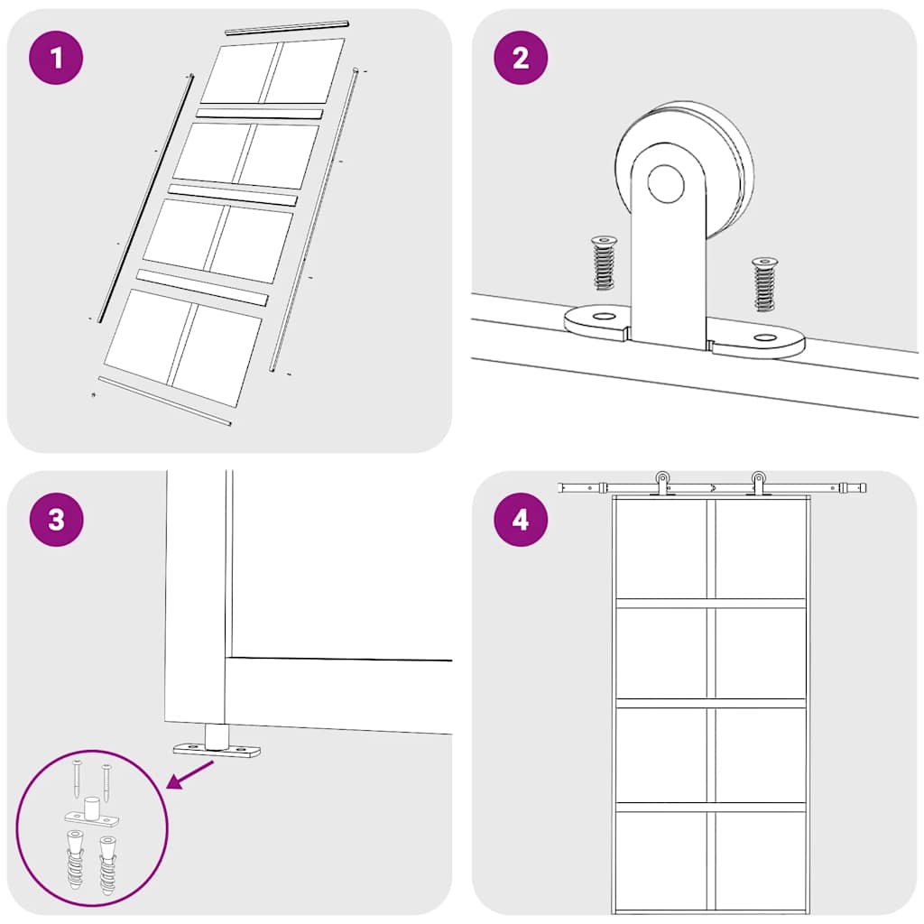 vidaXL Συρόμενη Πόρτα Χρυσή 102,5x205 εκ. Αμμοβολή ESG Γυαλί/Αλουμίνιο