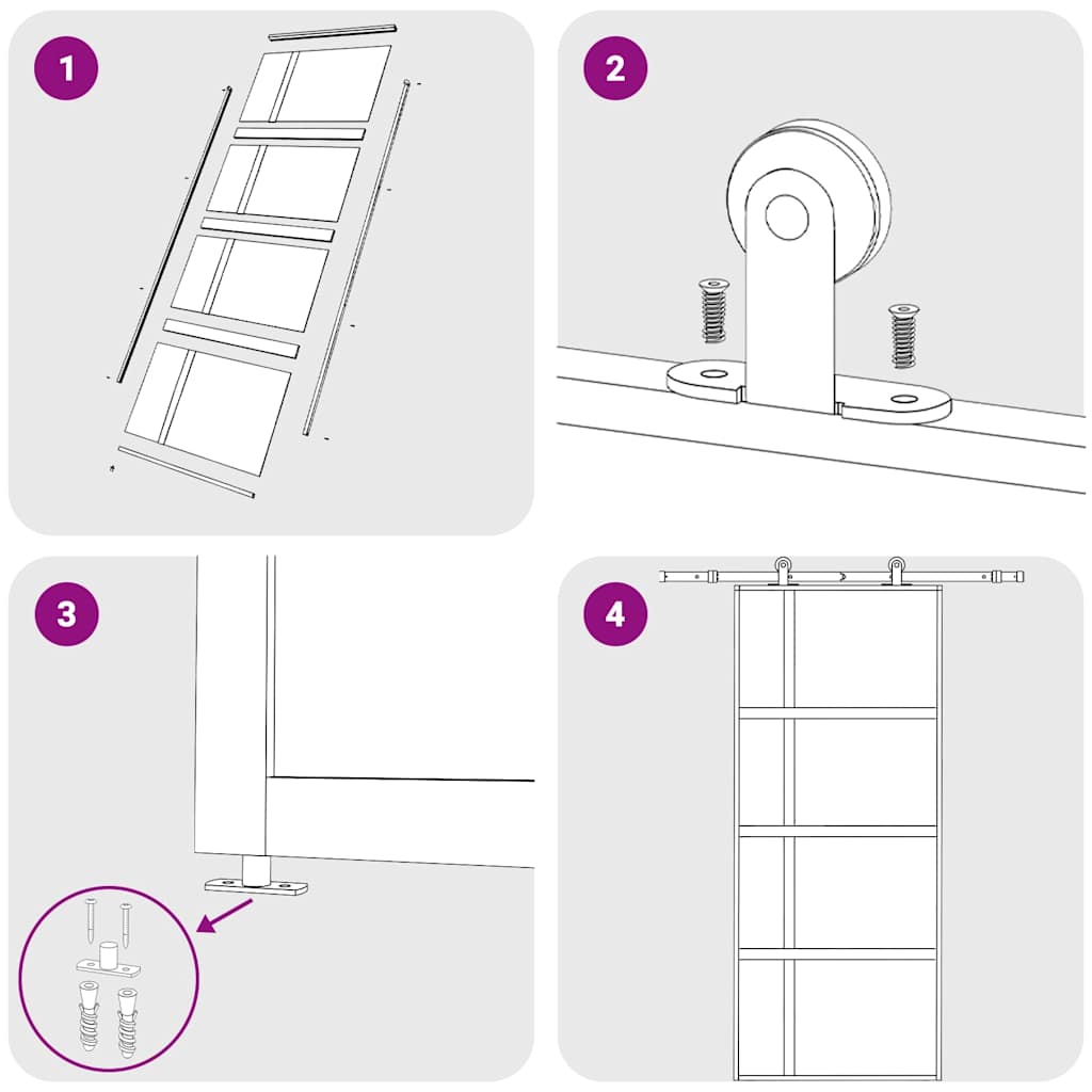 vidaXL Συρόμενη Πόρτα Χρυσή 90x205 εκ. Αμμοβολή ESG Γυαλί/Αλουμίνιο